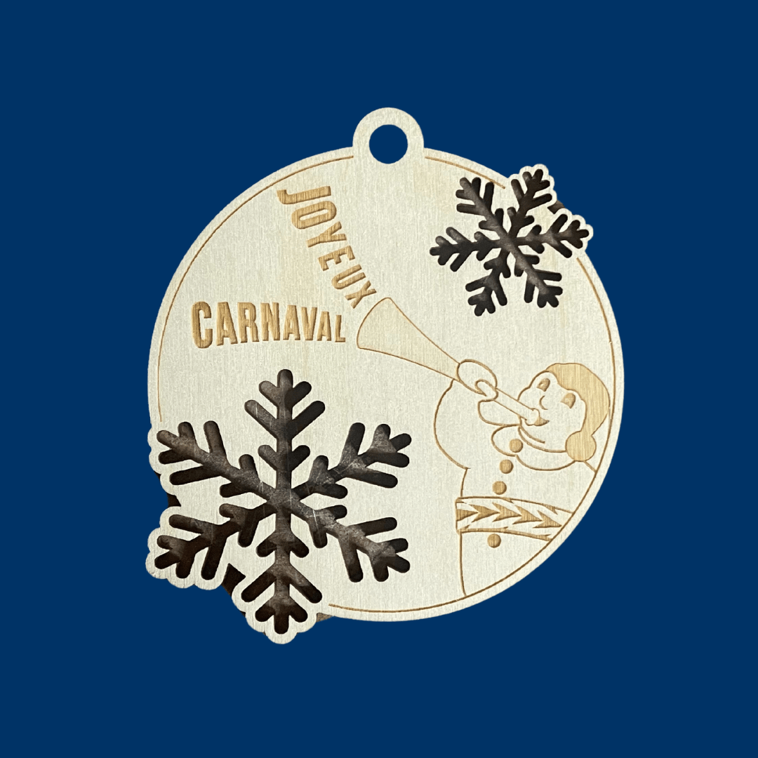 Wooden Ornament – Snowflake