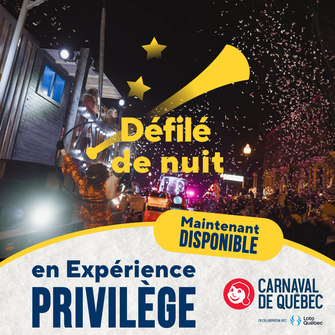 Expérience privilège | Défilé de nuit 15 février 2025 | Estrade Assemblée-Nationale
