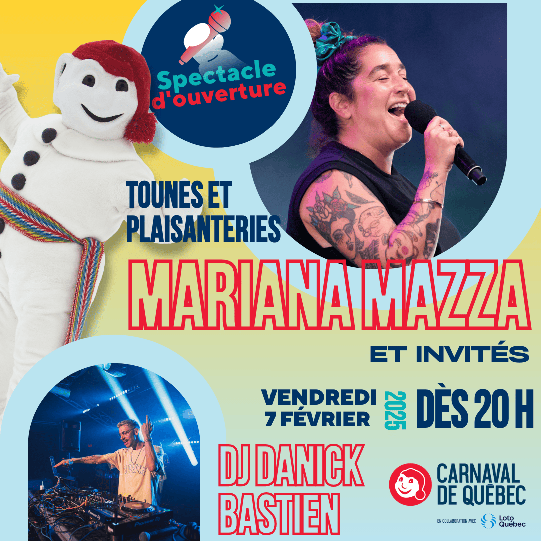 VIP | SPECTACLE D’OUVERTURE | MARIANA MAZZA & INVITÉS | 7 FÉV 2025