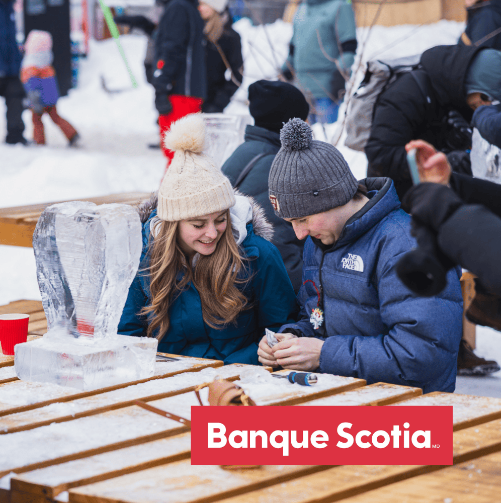 THE ICE SCULPTURE WORKSHOPS BY SCOTIABANK
