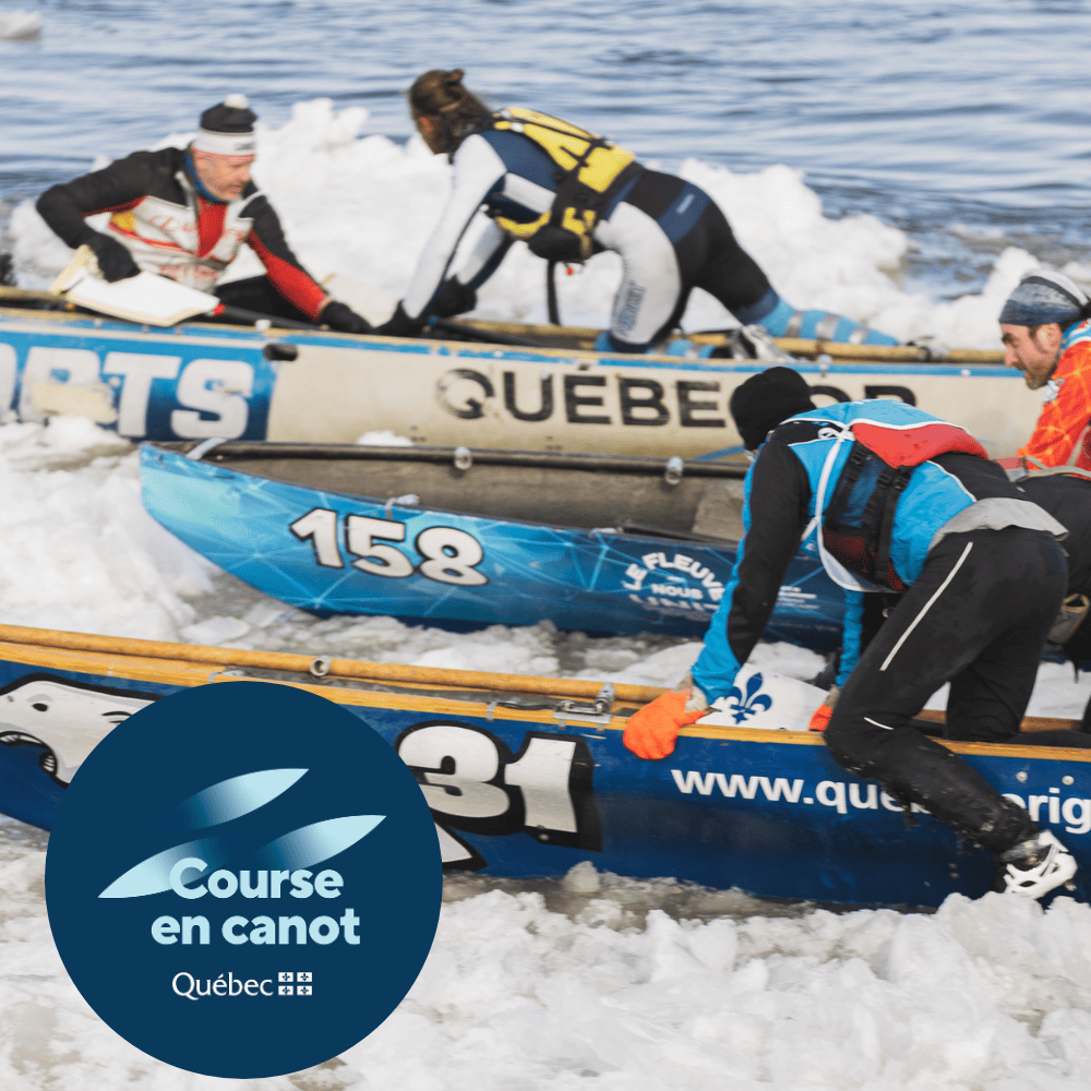 the ice canoe race